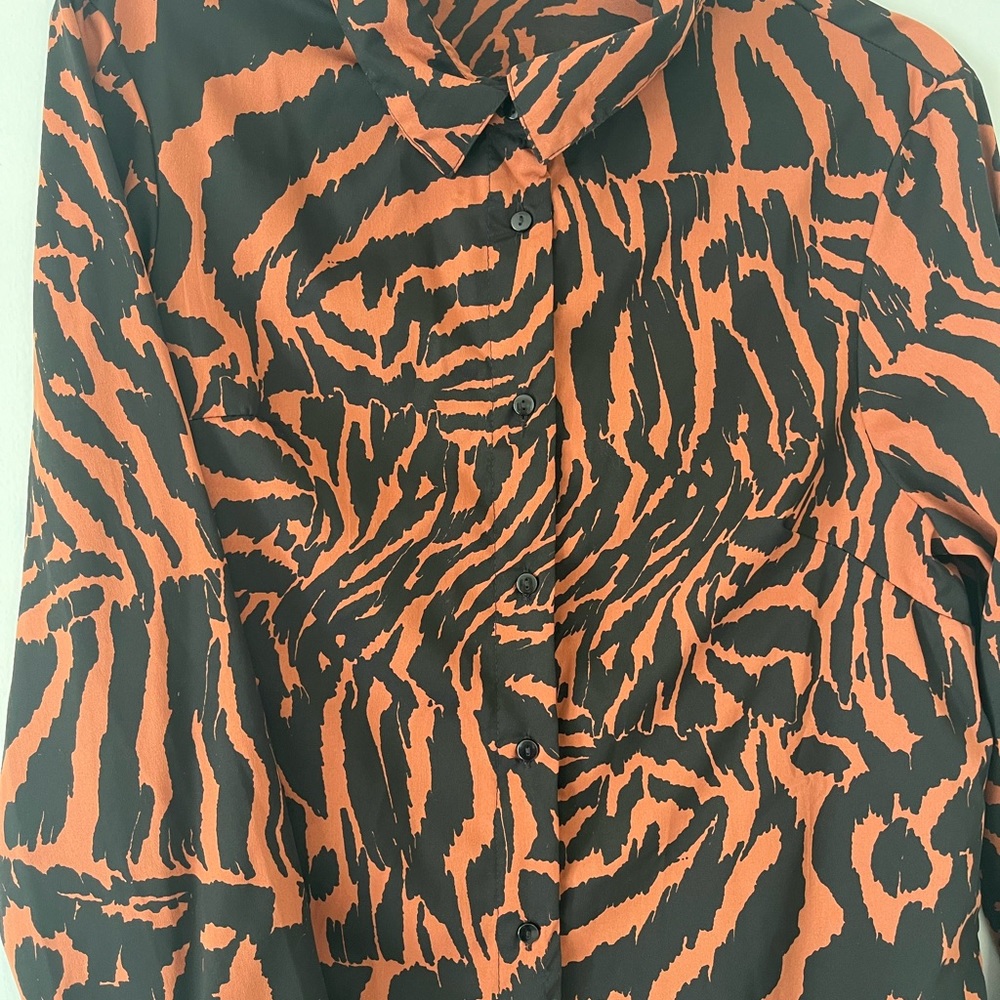 Tiger stripes button down ASOS Medium - Picture 3 of 4